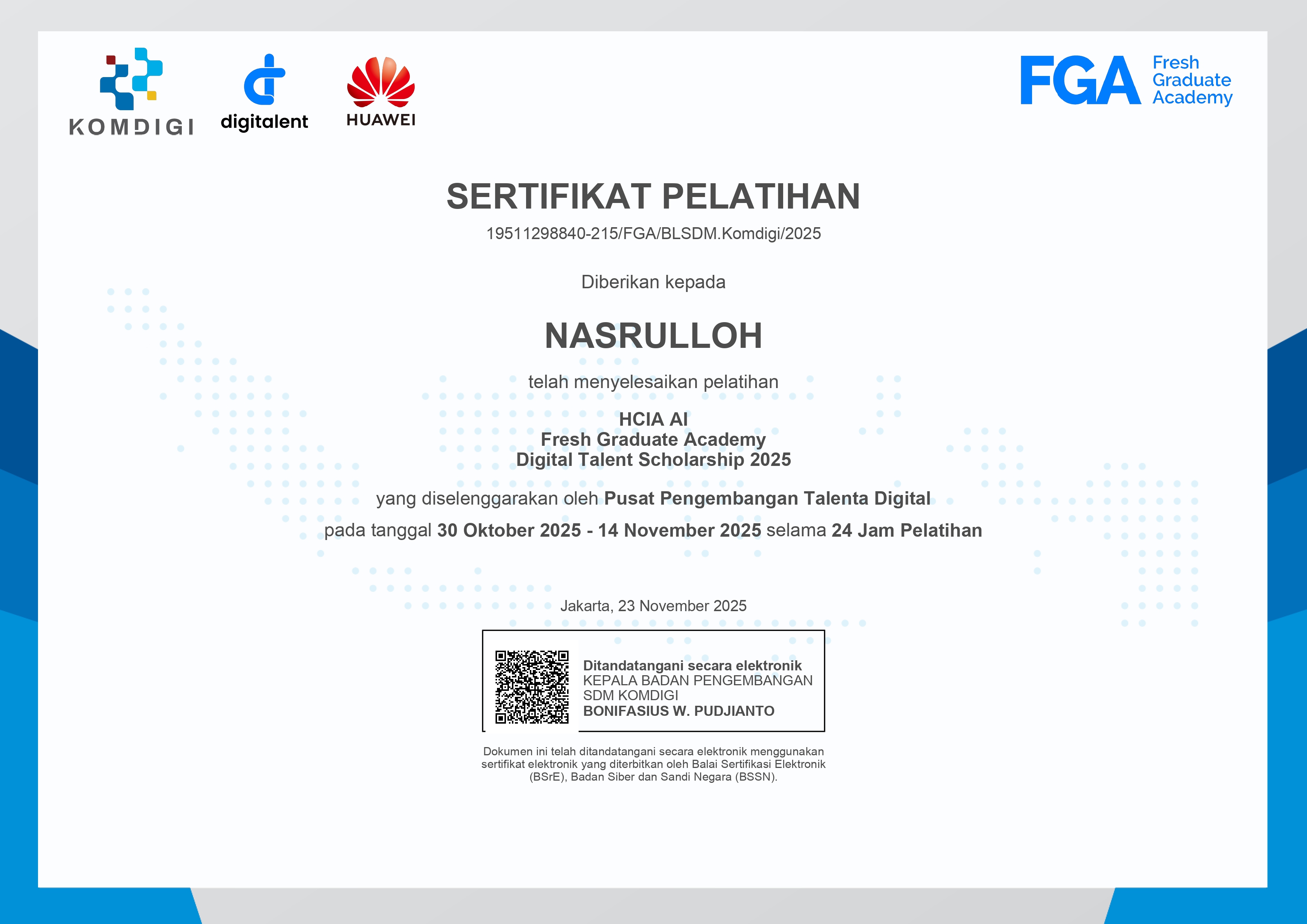 HCIA AI Certificate