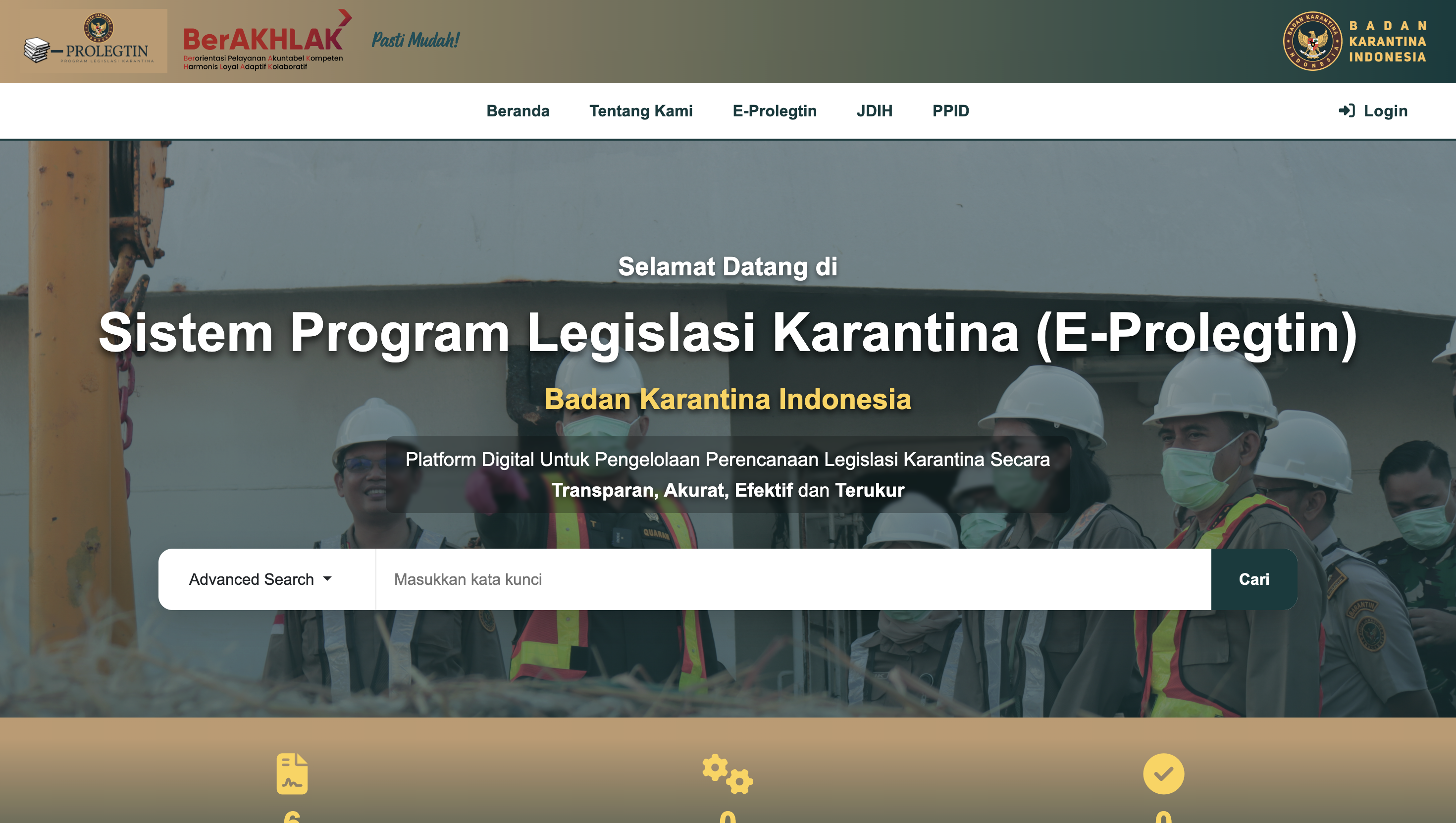 Sistem Program Legislasi Karantina (E-Prolegtin) - Project Laravel Nasrul